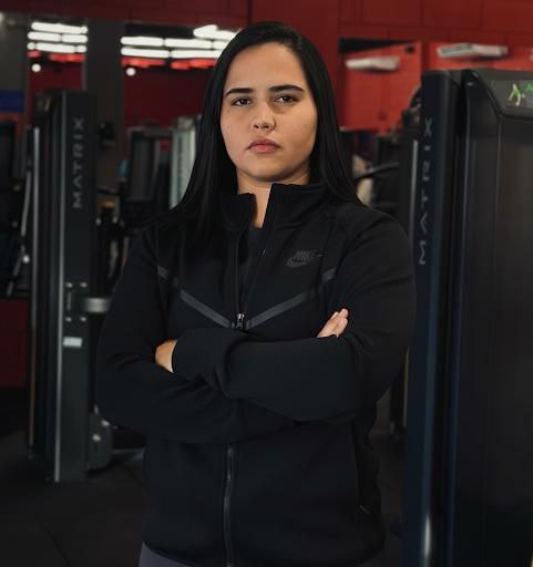 Andreia Ferreira treinando